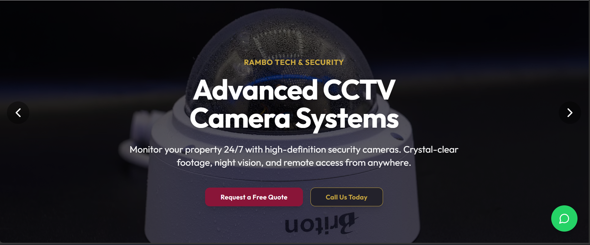 Security Service Website project